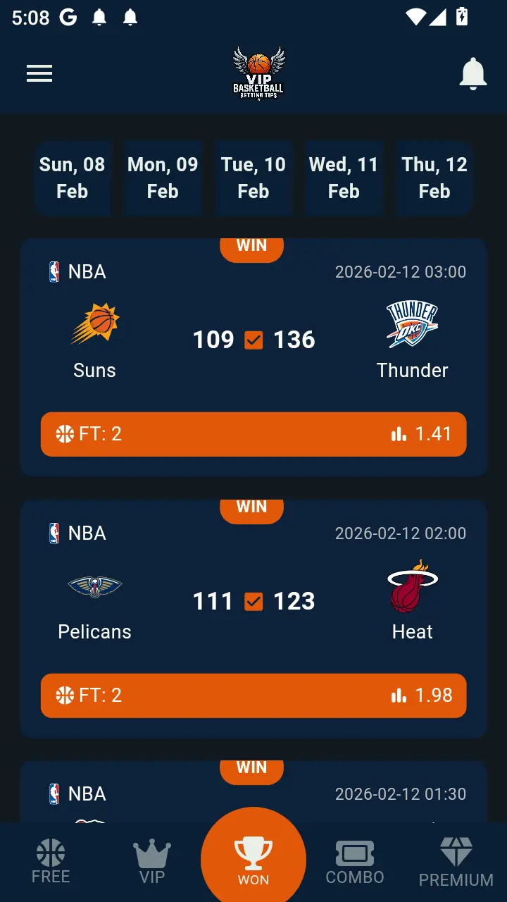 VIP Basketball Predictions screenshot 3